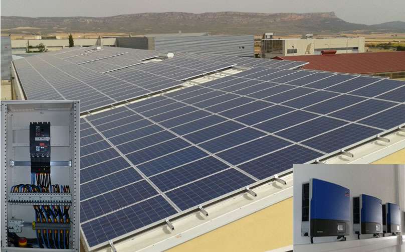 Instalaci&oacute;n Venta a Red sobre cubierta R.D. 1578/2008, 100 kW